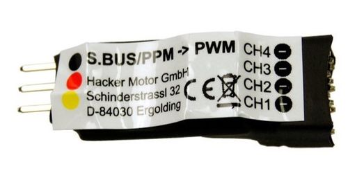 S.BUS/PPM->PWM Converter CH1-4